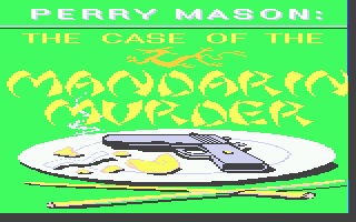 Perry Mason: The Case Of The Mandarin Murder screenshot 4 for Atari ST